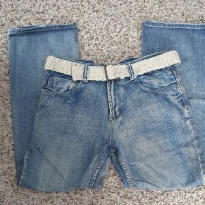 NWT Men's Belted Boot Cut Jeans